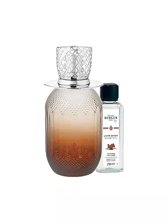 MAISON BERGER PARIS | Lampe Berger Set EVANESCENCE FAUVE +250ml Mystic Leather | 